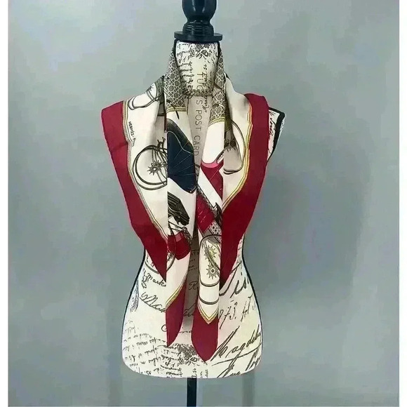 Hermes Les Voitures A Transformation Silk Scarf Vintage La Perriere Equestrian - Picture 3 of 16